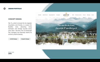 Concept design for tourism - Website Creatie