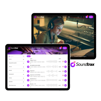 Soundtrax - Plateforme de musique pour la production audiovisuelle - Künstliche Intelligenz