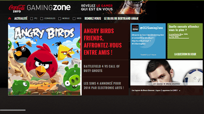 Coca Zero Gaming Zone & Coca  Gaming Stories - Stratégie digitale
