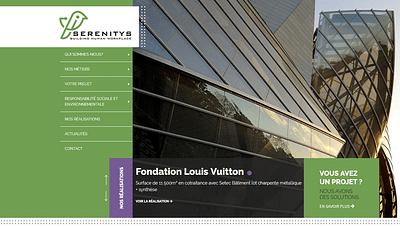 Serenitys - Création de site internet