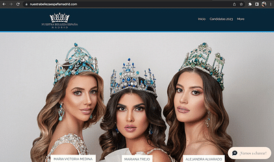 PAGINA WEB - NUESTRA BELLEZA ESPAÑA MADRID - Producción vídeo
