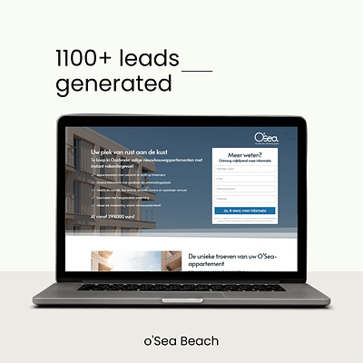 Lead generation campaign - o'Sea - Email Marketing