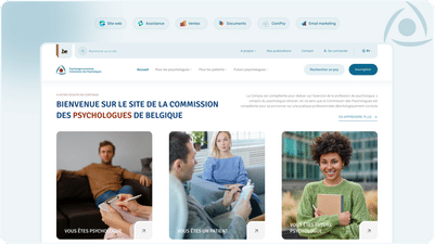 Commission des Psychologues de Belgique - Création de site internet
