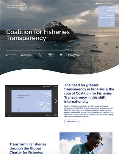 Coalition for Fisheries Transparency - Graphic Identity