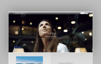 Nescens Clinique Website - Création de site internet