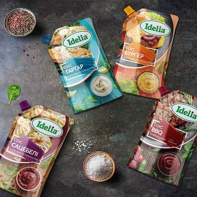 IDELIA SAUCE PORTFOLIIO - Branding & Positionering