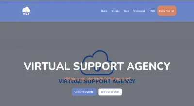 Website, content and automation for a virtual assistant agency - Website Creation