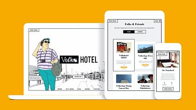 Volkshotel - Website Creation