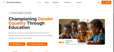 NGO Website - Création de site internet