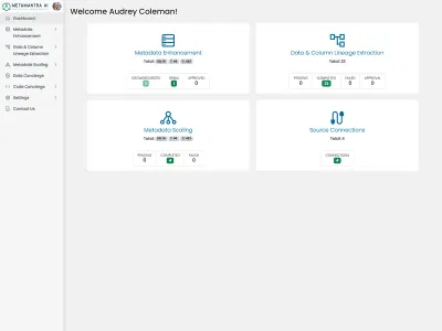 Watsonx AI Metadata Management Platform - Web Application