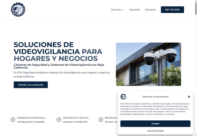 Rediseño de Sitio web de empresa de seguridad integral - Website Creation