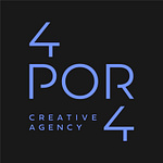 4por4- creative agency logo