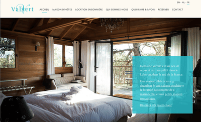 Website for b&b in France - Website Creatie