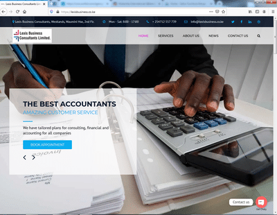 Lexis Business Website design - Creazione di siti web