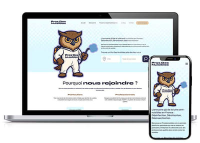 Pros Des Nuisibles - Création de site internet