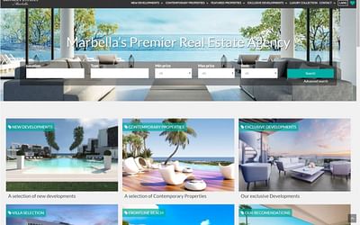 BROMLEY ESTATE MARBELLA (aplicación web) - Website Creation