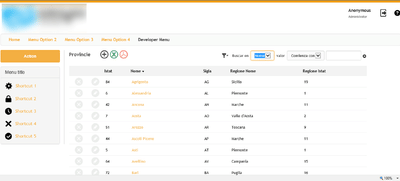 Gestione patrimonio immobiliare - Web Application