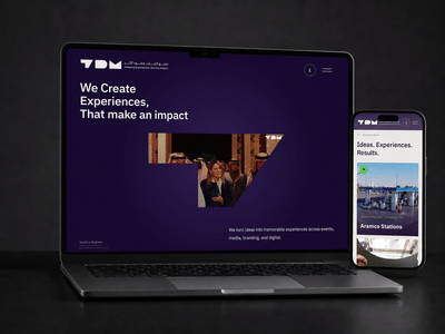 TDM Media - Rebrand and Website development - Branding y posicionamiento de marca