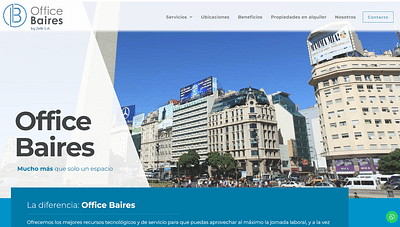 Office Baires - Website - Webseitengestaltung