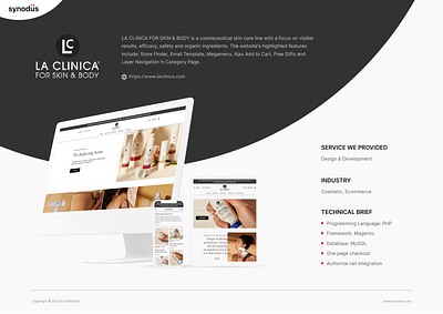 La Clinica For Skin & Body - Création de site internet