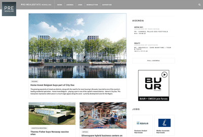 Pro-RealEstate.be - Webseitengestaltung