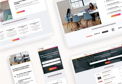Plateforme de recrutement Design Jobs - Application web