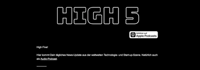Corporate Publishing / HIGH 5 - Innovation