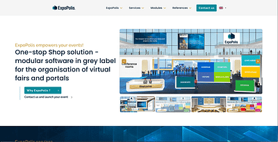 EXPOPOLIS : Plateforme d'évenements virtuels - Aplicación Web