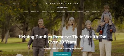 Power Law Firm - Website Creation