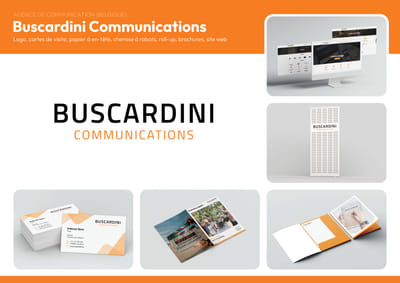 Identité visuelle - Buscardini Communications - Design & graphisme