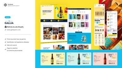 Projet Gallia Paris - Website Creation