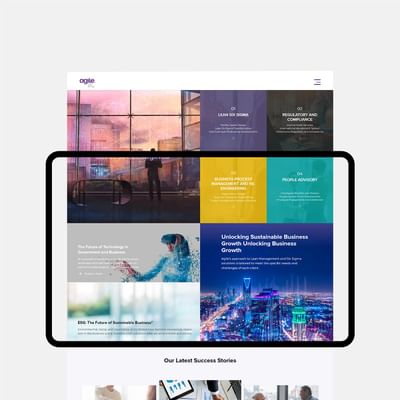 Agile Consulting Branding & Digital Solutions - Website Creation