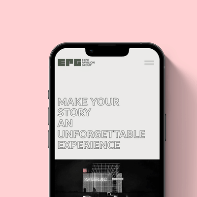 Squarespace website Expo Pavilion Group - Website Creatie