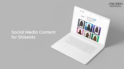 Social Media Content for Shiseido Professional - Réseaux sociaux