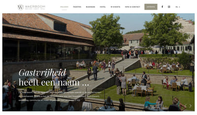 Webdesign voor Waerboom Brussel - Design & graphisme
