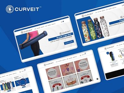 Curveit.in is a eCommerce Website Design - Redes Sociales