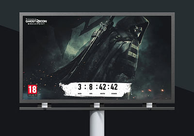 Ubisoft - DOOH with live countdown - Reclame