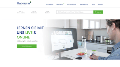 HABMANN GROUP Website - Grafikdesign