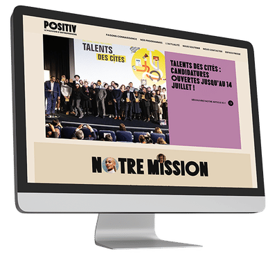 Reprise de site - POSITIV - Création de site internet