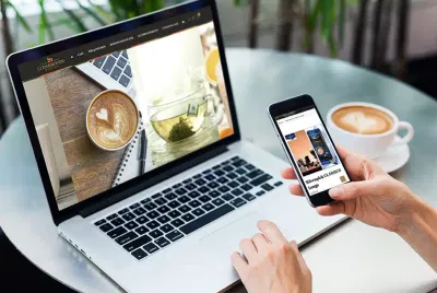 Création site e-commerce boissons chaudes - E-Mail-Marketing