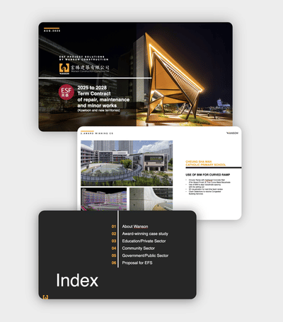 Wanson - B2B Commercial & Marketing deck - Ontwerp