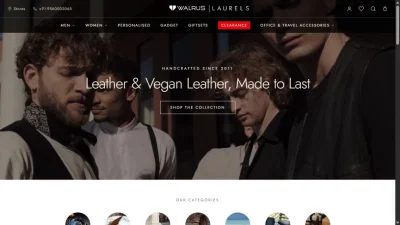 Walrus — Fashion & Lifestyle Ecommerce Website - E-commerce