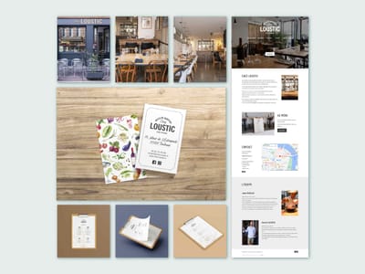 Chez Loustic - Identité visuelle - Design & graphisme