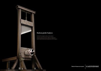 Guillotine - Advertising