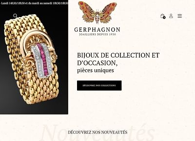 Gerphagnon - Site e-commerce Bijouterie + PWA - E-commerce