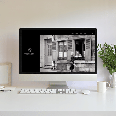 Sharon Elm Photography - Brand identity and Wix gallery site - Website Creation