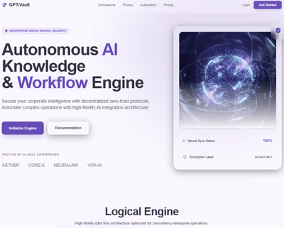 GPT-Vault: Autonomous Internal Knowledge Base & Support Automation - Software Development
