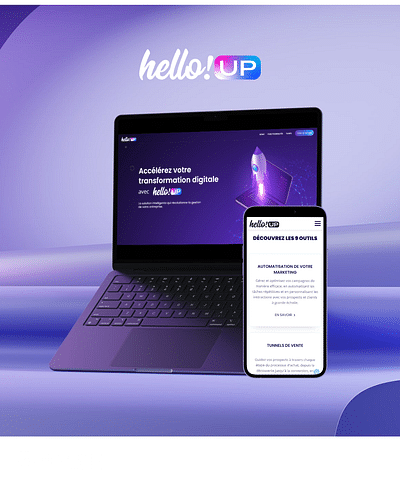 Hello Up - Création Site - Réseaux sociaux