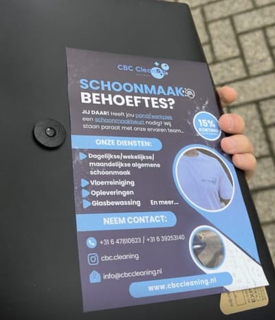 Flyer voorbeeld - Motion Design