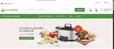 Site marketplace: karthalamarket - Website Creation